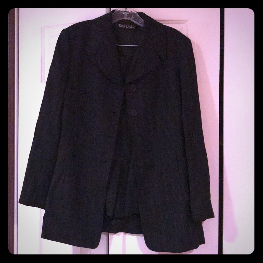 Skirt suit.